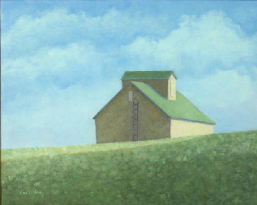 Barn with Ladder.30x24.JPG